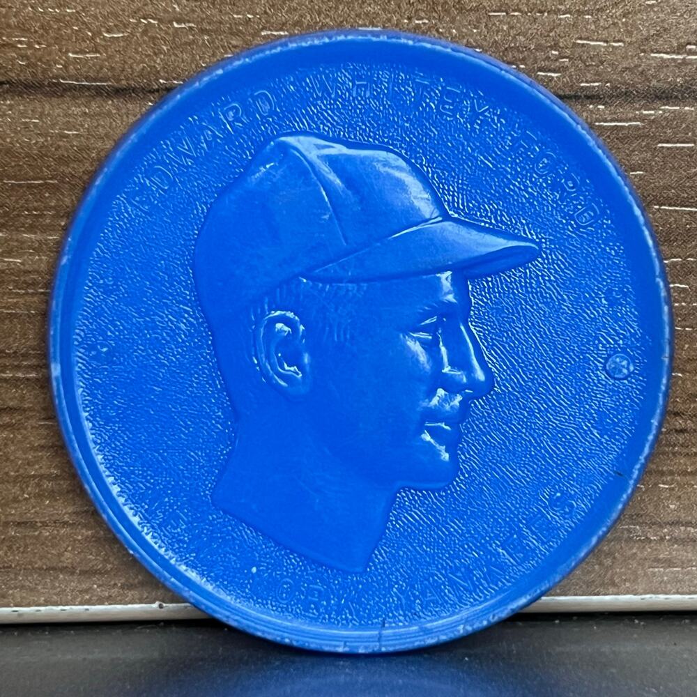 Edward Whitey” Ford New York Yankees Mantel baseball Armour blue coin